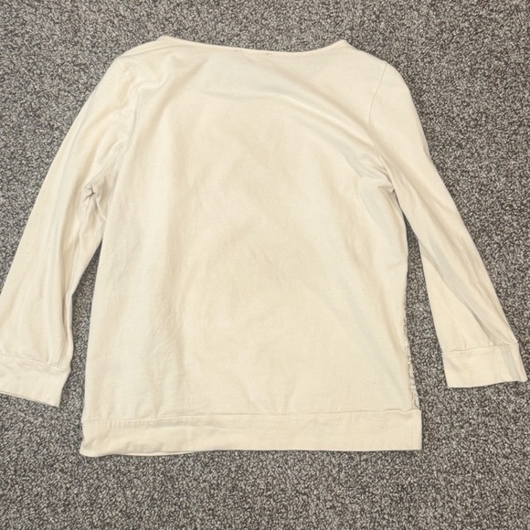 The Limited Cream Lace Sequin Blouse - Picture 5 of 7